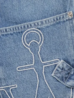 Twisted Workwear Wide-Leg Jeans