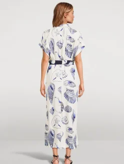 Valerie Caftan In Felicity Shell Print