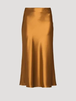 Valetta Satin Slip Skirt