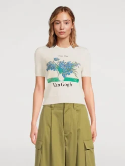 Van Gogh Short-Sleeve Sweater