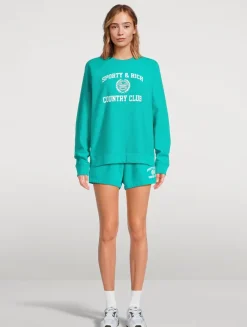 Varsity Crest Disco Shorts