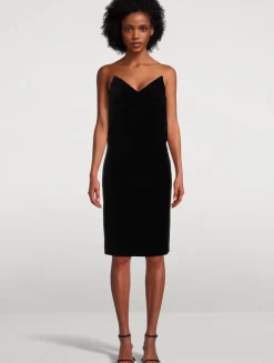 Velvet Bustier Dress