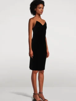 Velvet Bustier Dress