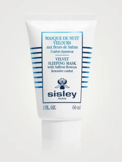 Velvet Sleeping Mask With Saffron Flowers