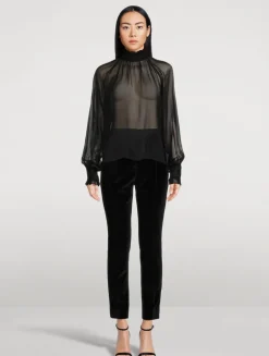 Velvet Tuxedo Trousers