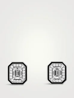 Vendôme Liseré White Gold Diamond Earrings