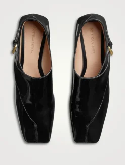 Ventura Patent Leather Monk Strap Shoes