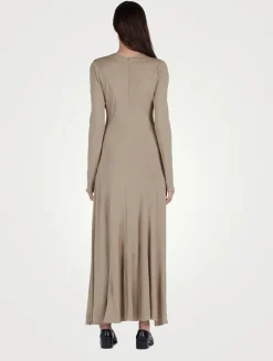 Venusia Jersey Long Dress