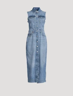 Vika Denim Shirt Dress