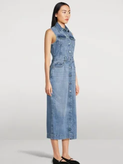 Vika Denim Shirt Dress