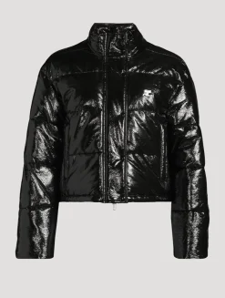 Vinyl Puffer Jacket