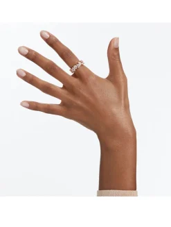 Vittore Rose Gold Plated Eternity Band Ring