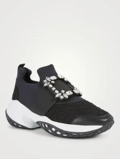 Viv' Run Strass Mesh Neoprene Sneakers