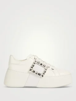 Viv' Skate Leather Platform Sneakers