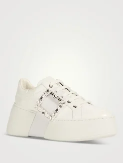 Viv' Skate Leather Platform Sneakers