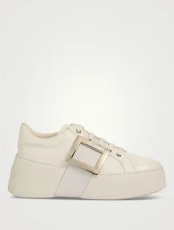 Viv' Skate Leather Platform Sneakers