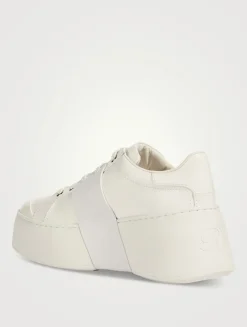 Viv' Skate Leather Platform Sneakers