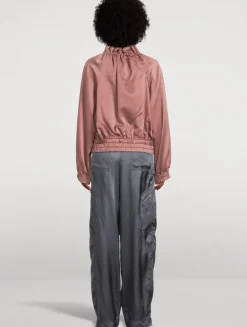 Voly Ruffled Cocoon Jacket