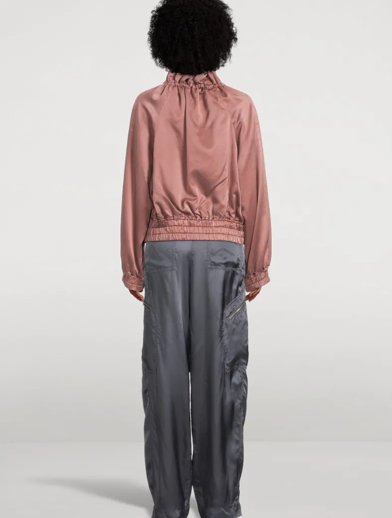 Voly Ruffled Cocoon Jacket