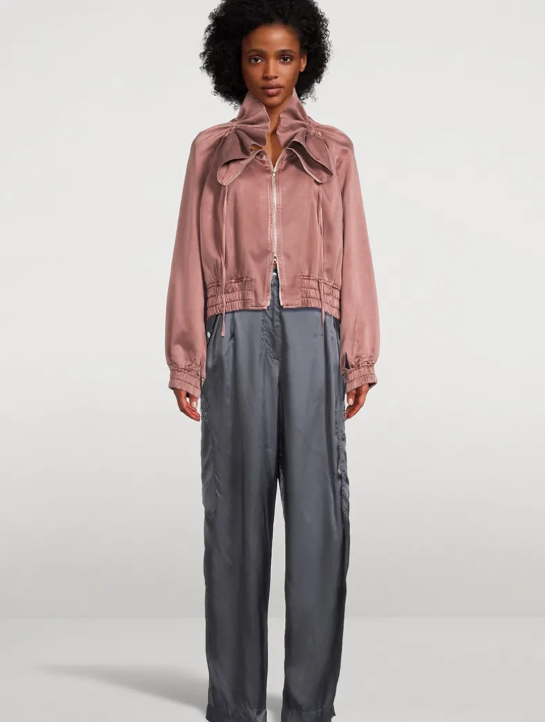 Voly Ruffled Cocoon Jacket