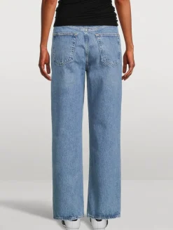 V-Waist Baggy Jeans