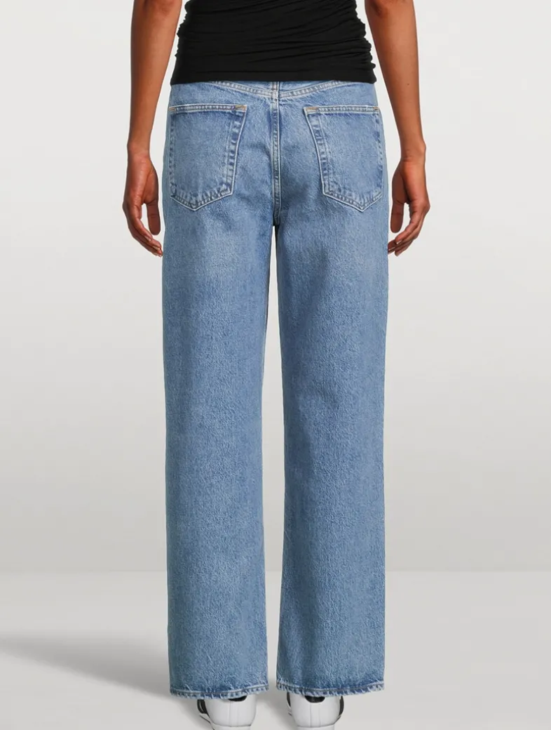 V-Waist Baggy Jeans