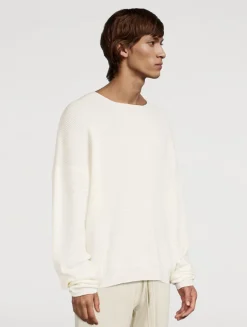 Waffle Crewneck Sweater