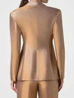 Walker Metallic Satin Jacket