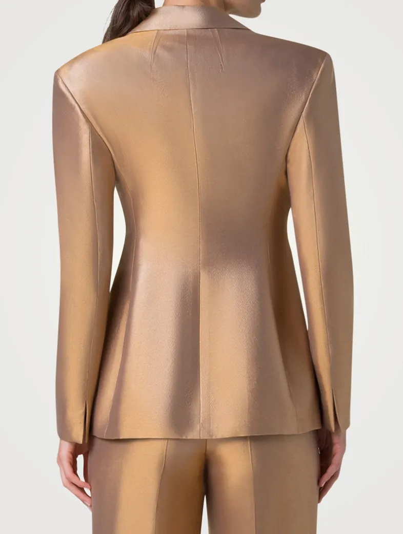 Walker Metallic Satin Jacket