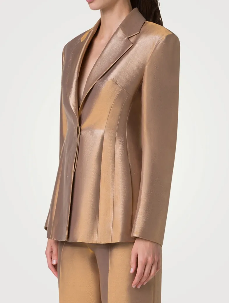 Walker Metallic Satin Jacket