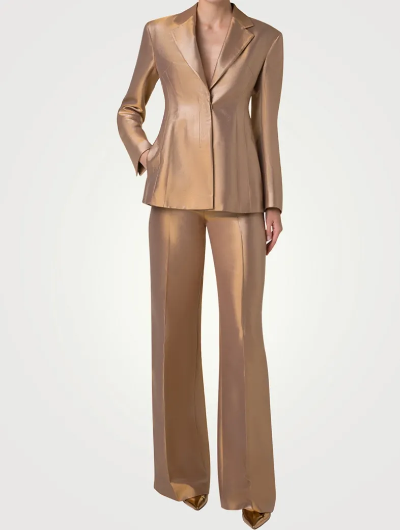 Walker Metallic Satin Jacket