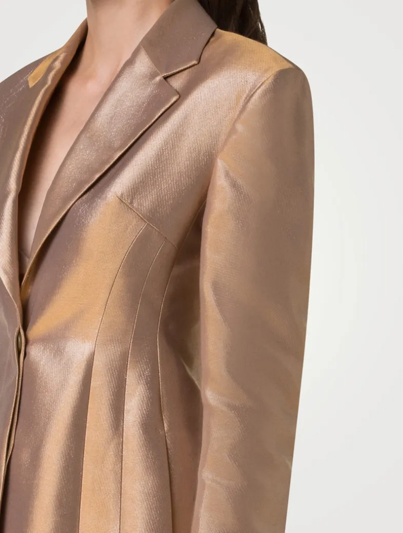 Walker Metallic Satin Jacket