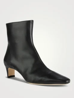 Wally Leather Ankle Boots