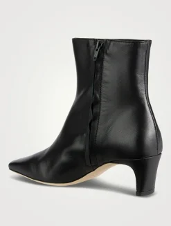 Wally Leather Ankle Boots