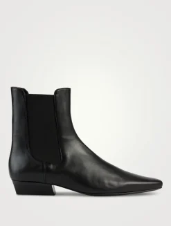 Wally Leather Chelsea Boots