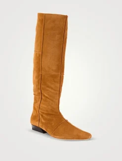 Wally Suede Knee-High Boots