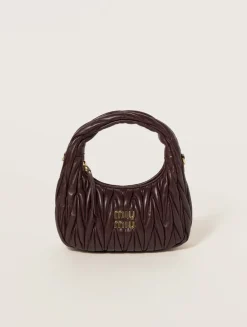 Wander Matelassé Nappa Leather Hobo Bag