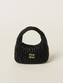 Wander Matelassé Nappa Leather Hobo Bag