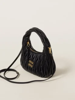 Wander Matelassé Nappa Leather Hobo Bag