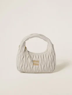 Wander Matelassé Nappa Leather Hobo Bag