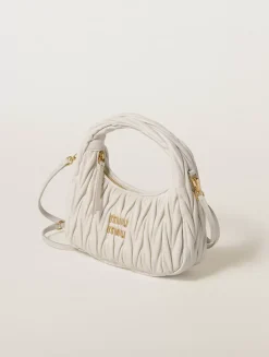 Wander Matelassé Nappa Leather Hobo Bag