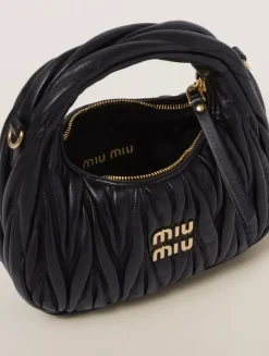 Wander Matelassé Nappa Leather Hobo Mini-bag