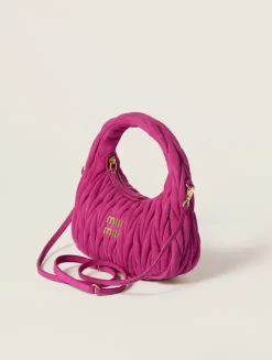 Wander Matelassé Suede Bag