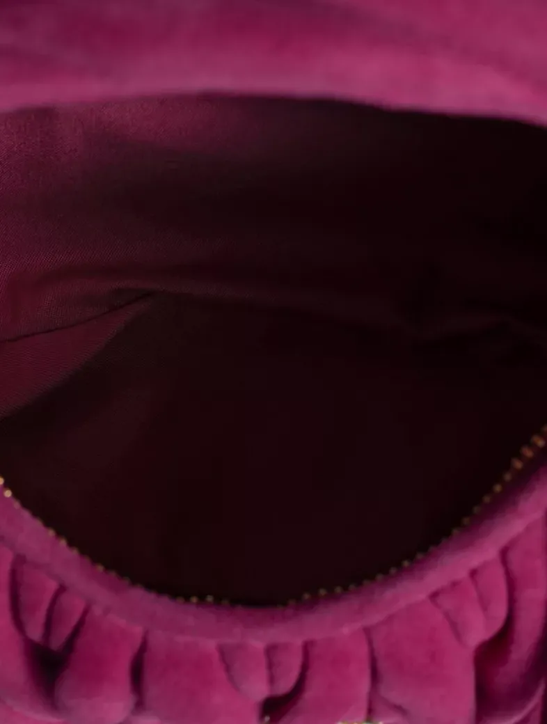 Wander Matelassé Suede Bag