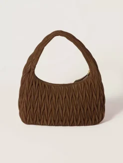 Wander Matelassé Suede Bag