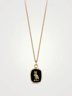 Watch Over Me 14K Gold Talisman Necklace