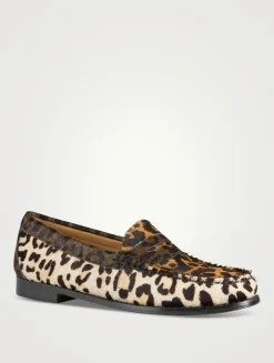 Whitney Weejuns® Pony Hair Loafers In Leopard Print