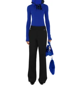 Wide Check Cashmere Scarf