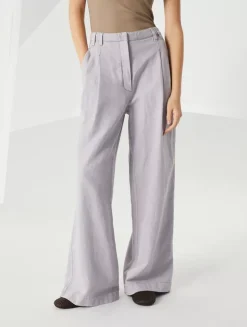 Wide Trousers With Monili