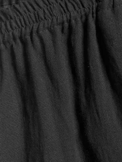 Wide-Leg Linen Trousers